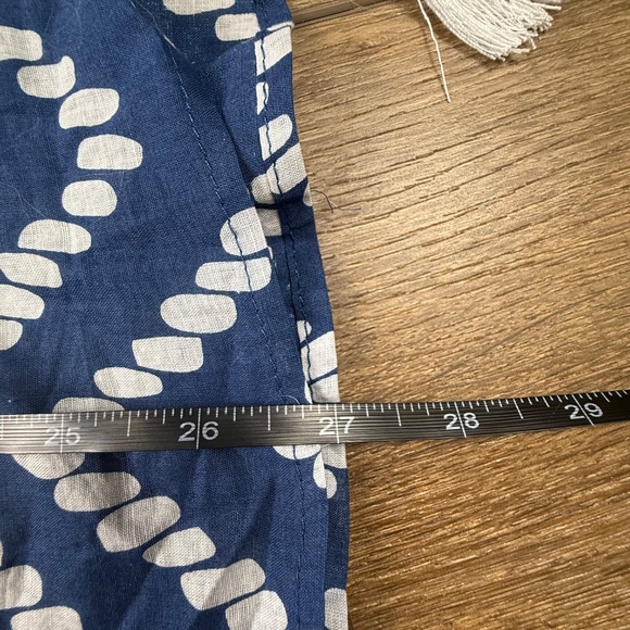 Mud Pie Women's Allison Strapless Navy Blue Chevron Swim Cover-Up NWT L (12-14) - Picture 8 of 10